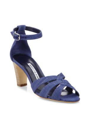 denim manolo blahnik