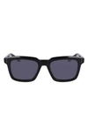 Shinola Monster 54mm Rectangular Sunglasses In Black