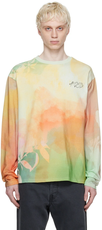 Andersson Bell Shaded Multicoloured Crew-neck T-shirt In Multicolor