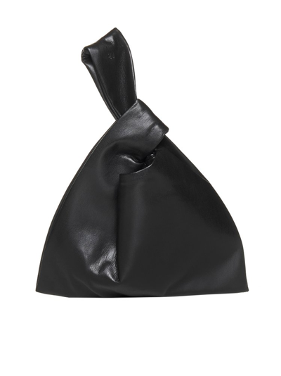 Nanushka Jen Logo Embossed Tote Bag In Black