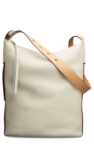 Rag & Bone Women's Belize Leather Bucket Bag In Antique White