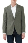 Rodd & Gunn Men's The Cascades Wool & Linen-blend Slim-fit Two-button Blazer In Juniper