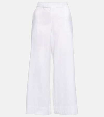 Max Mara High-rise Wide-leg Jeans Sala In Optical White