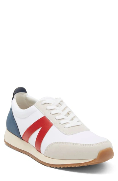 Mia Kable Sneaker In White/ Red/ Navy