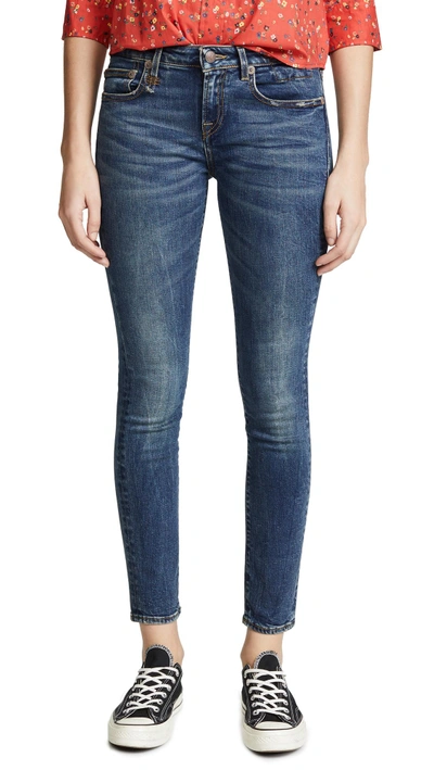 R13 Alison Skinny Jeans In Kinsley Stretch