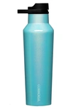 Corkcicle Stainless Steel Sport Canteen In Unicorn Enchanted Tide
