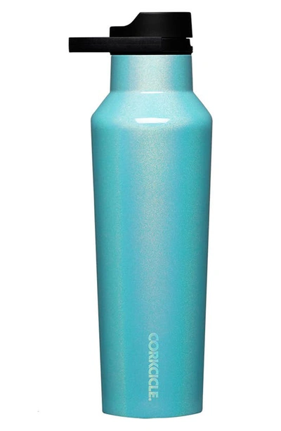 Corkcicle Stainless Steel Sport Canteen In Unicorn Enchanted Tide