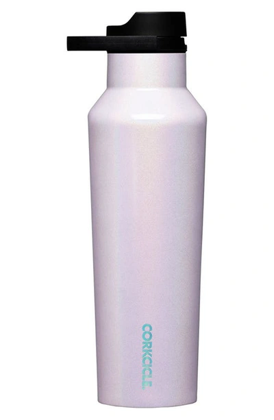 Corkcicle Stainless Steel Sport Canteen In Unicorn Lavender Magic