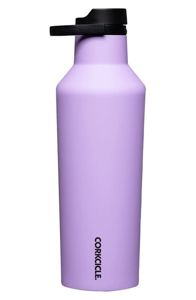 Corkcicle Stainless Steel Sport Canteen In Lilac