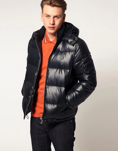 Fred Perry Down Jacket - Blue | ModeSens
