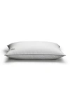 Pg Goods Pillow Guy White Goose Down Firm Density Side/back Sleeper Pillow With 100% Certified Rds Down, And In White With Navy/teal Cord