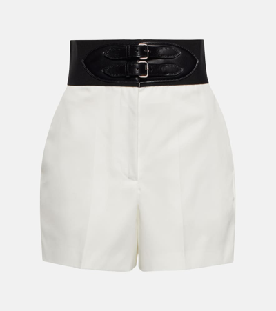 Alaïa Belted Short In White