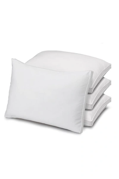 Ella Jayne Home Overstuffed Luxury Plush Med/firm Gel Filled Side/back Sleeper Pillow In White