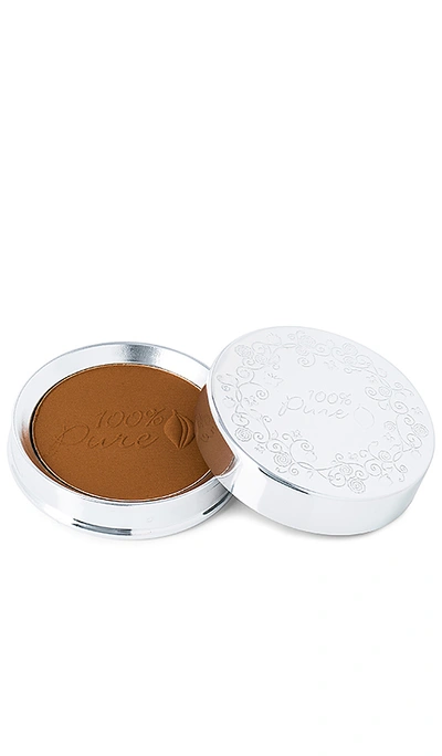 100% Pure Healthy Face Powder Foundation W/ Sun Protection In Cocoa
