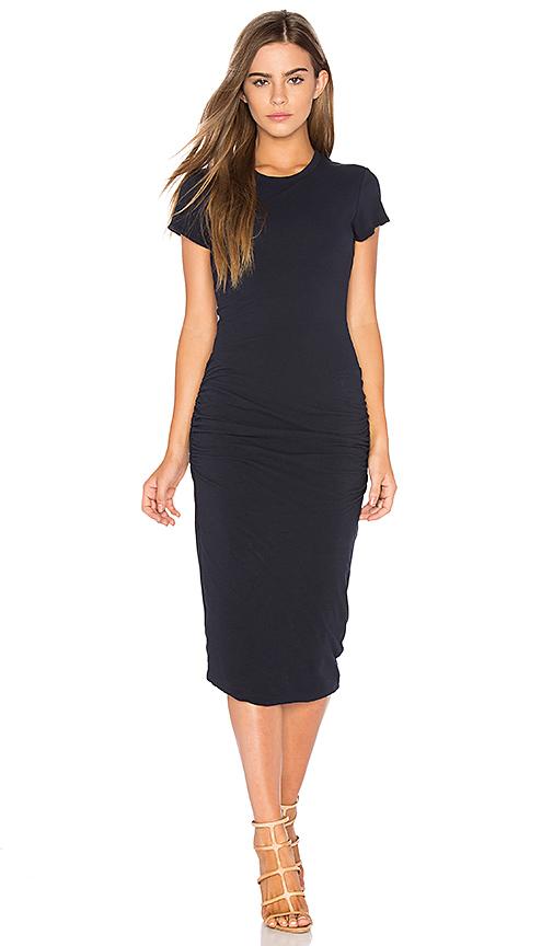 James Perse Classic Skinny Dress In Blue | ModeSens