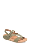 Eurosoft Gianetta Ankle Strap Sandal In Olive