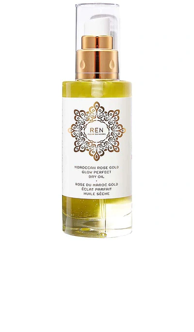 Ren Clean Skincare Moroccan Rose Gold Glow Perfect Dry Oil In N,a