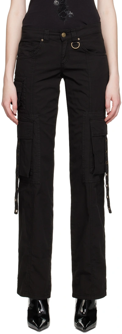 Blumarine Straight-leg Trousers In N0990 Nero