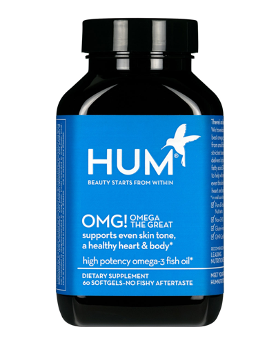 Hum Nutrition Omg! Omega The Great Fish Oil Supplement (60 Softgels, 30 Days) In N,a