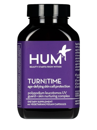 Hum Nutrition Turn Back Time™ Turmeric Supplement For Uv Damage 60 Vegetarian Capsules In Dark Purpl
