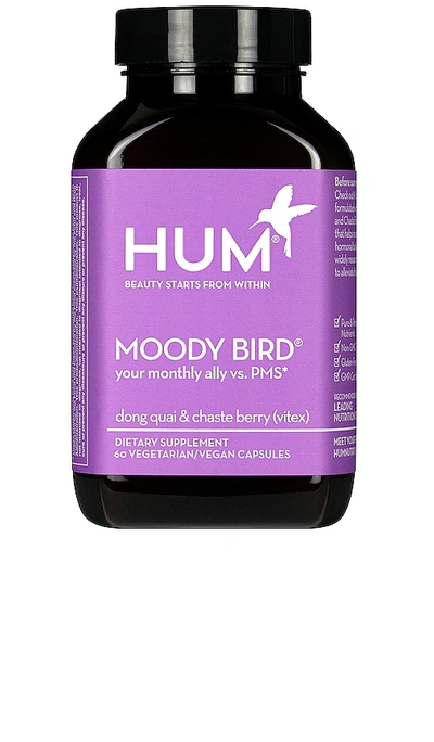 Hum Nutrition Moody Bird Pms Support Supplement (60 Vegan Capsules, 30 Days) In N,a