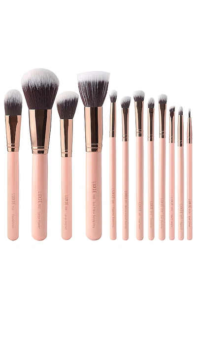 Luxie Rose Gold Brush Set In N,a