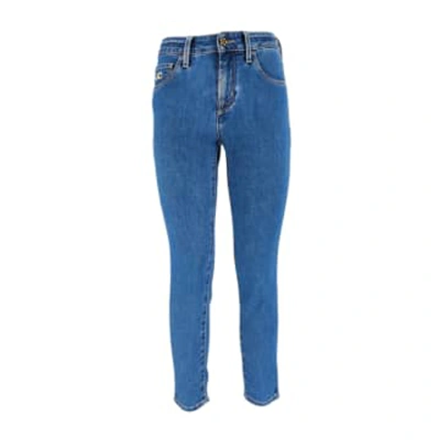 Jacob Cohen Kimberly Cropped Skynny 5-pocket Denim Trousers With Regular Waist In Soft Stretch Denim With Zip Cl In Blue