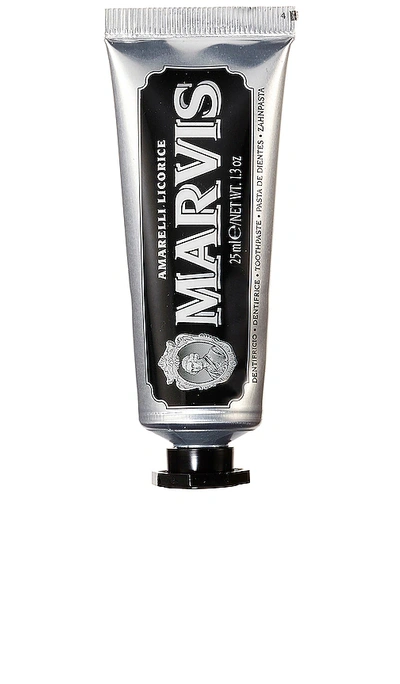 Marvis Amarelli Liquorice Mint Travel Toothpaste 25ml In N,a