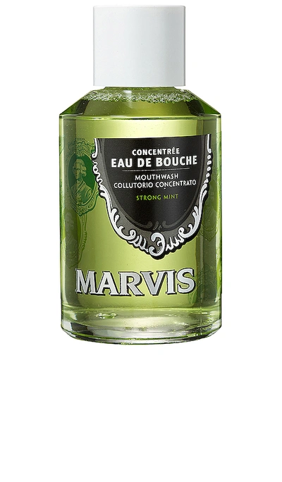 Marvis Strong Mint Mouthwash 4.0 Oz. In No Color