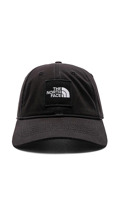 The North Face Black Fabric Hat In Tnf Black