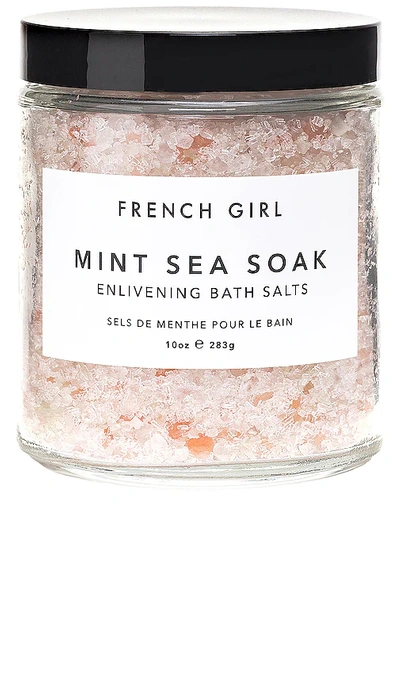 French Girl Mint Sea Soak Enlivening Bath Salts In Menthe & Romarin
