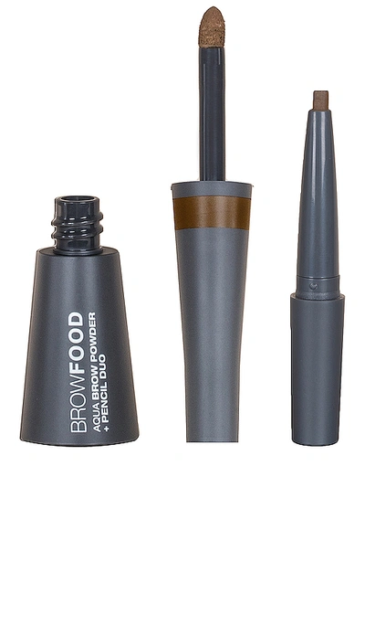 Lashfood Browfood Aqua Brow Powder + Pencil Duo In Brunette