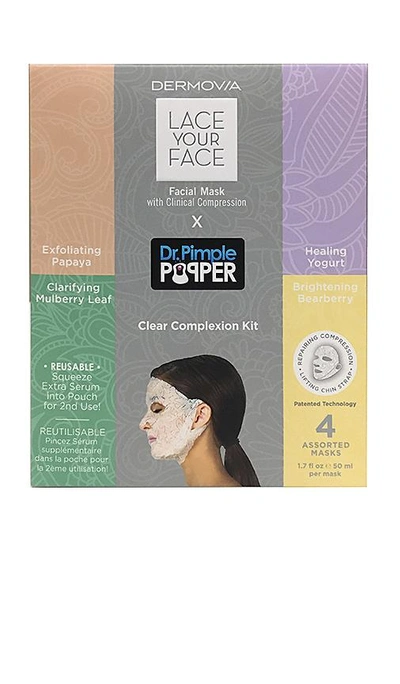 Dermovia Lace Your Face X Dr. Pimple Popper Clear Complexion Kit In N,a