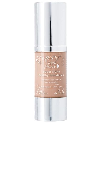 100% Pure Full Coverage Foundation W/sun Protection In Toffee