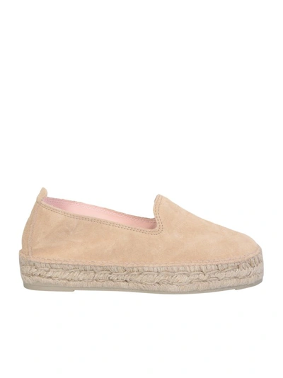 Manebi Suede Double Sole Espadrilles In Neutrals