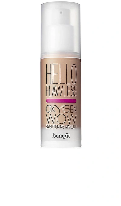 Benefit Cosmetics Hello Flawless! Oxygen Wow Liquid Foundation In Toasted Beige Warm Me Up.