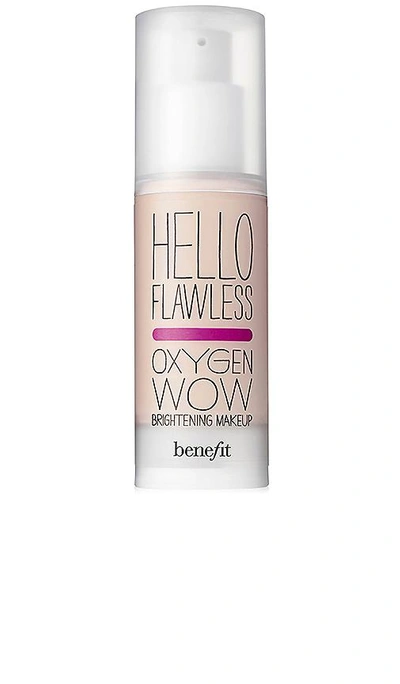 Benefit Cosmetics Hello Flawless! Oxygen Wow Liquid Foundation In Petal I'm Plush & Precious.