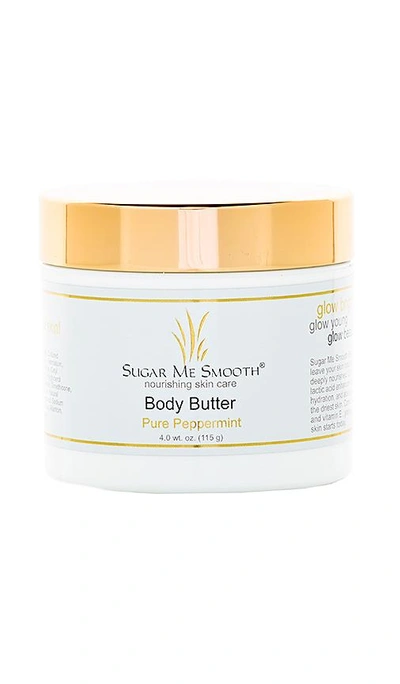Sugar Me Smooth Pure Peppermint Body Butter In Pure Peppermint.