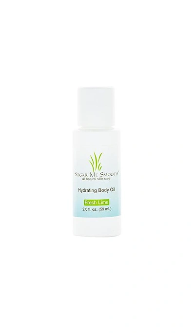 Sugar Me Smooth Fresh Lime Hydrating Body Oil In Fresh Lime.