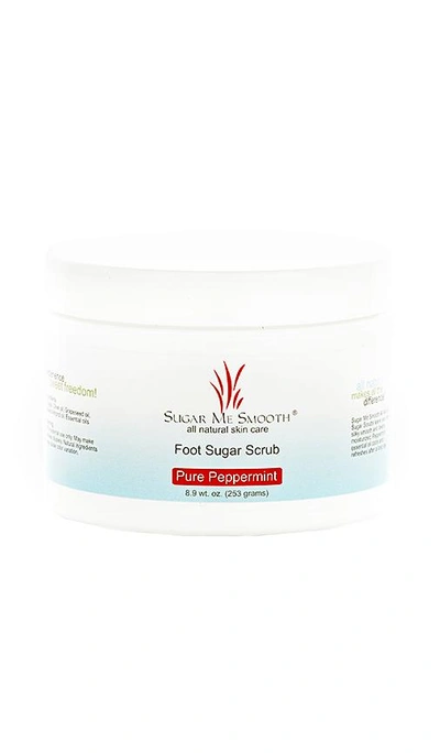 Sugar Me Smooth Pure Peppermint Foot Sugar Scrub In Pure Peppermint.