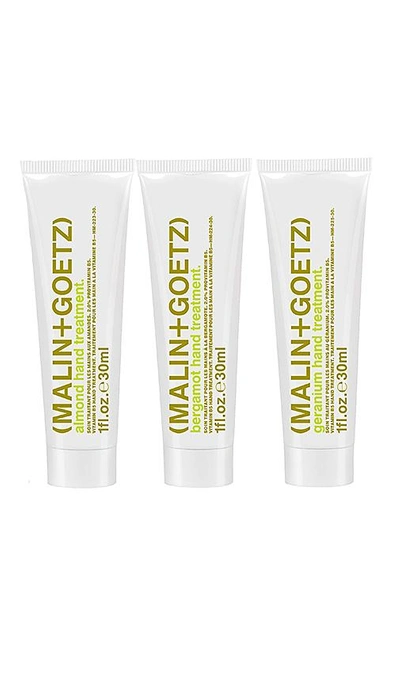 Malin + Goetz Vitamin B5 Hand Treatment Trio In Beauty: Na