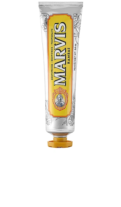 Marvis Rambas Toothpaste 75ml-no Color In N,a