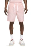 Nike Men's  Sportswear Alumni Woven Flow Shorts In Pink