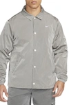 Nike Men's  Sportswear Authentics Coaches Jacket In Grey