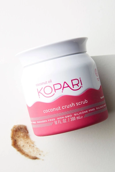 Kopari Exfoliating Crush Scrub With Brown Sugar And Fine Coconut Shells 8oz/ 236ml In White