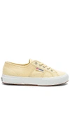 Superga 2750 Classic Sneaker In Yellow