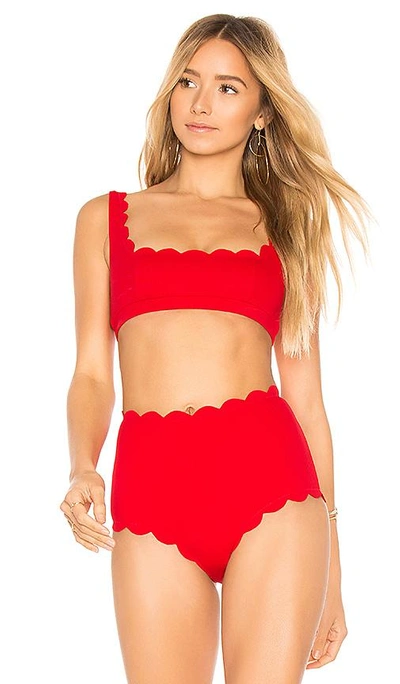 Marysia Mini Palm Springs Top In Red