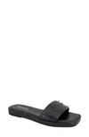Kensie Valery Slide Sandal In Black