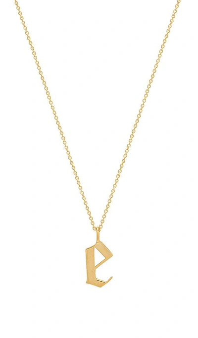 The M Jewelers Ny The Old English E Pendant In Gold