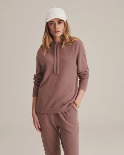 Naadam Off-duty Cashmere Hoodie In Mauve